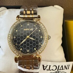 Invicta Women's wildflower silver gold  Honeycomb Watch